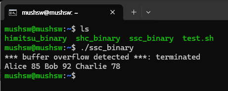 Terminal 2 monitoring result
